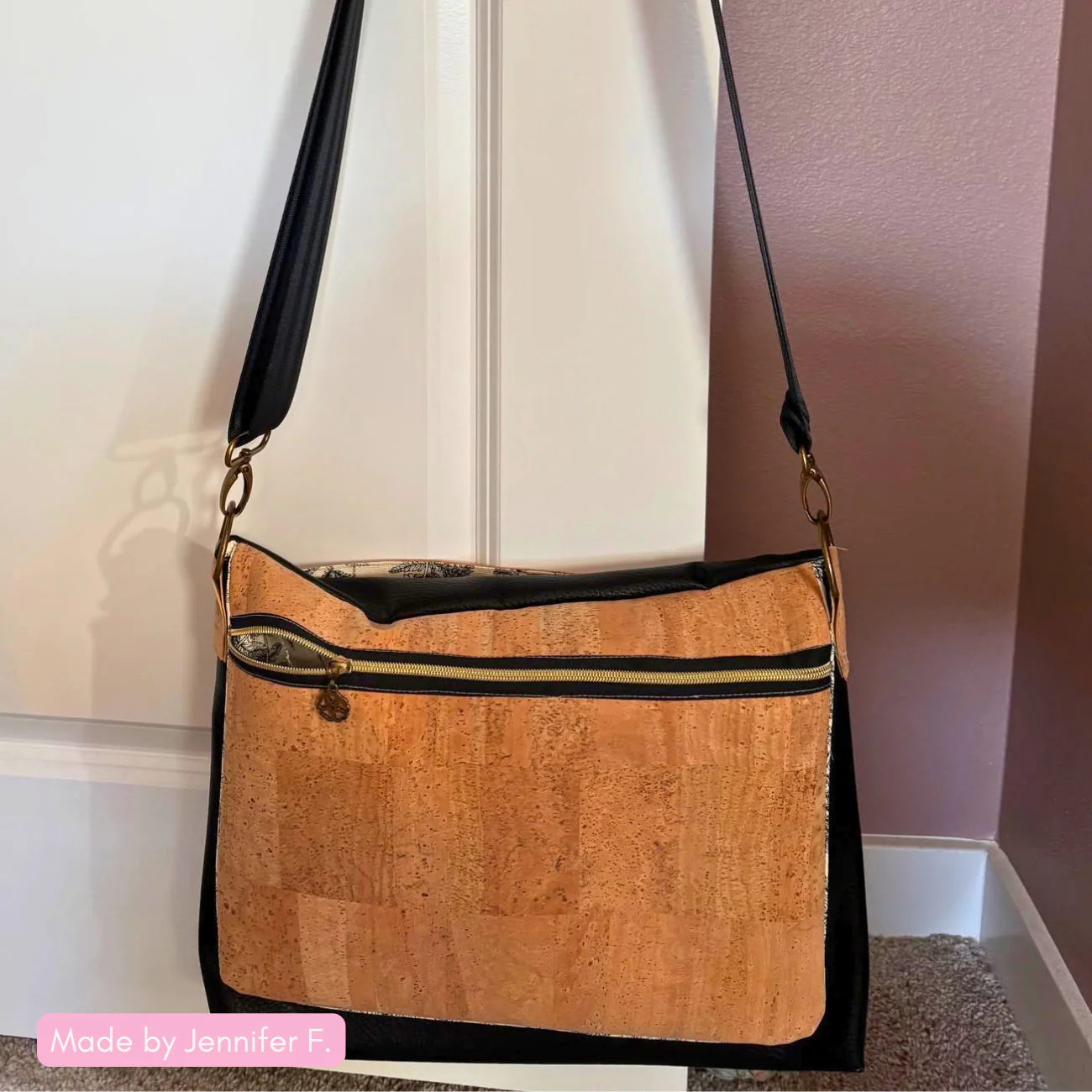 Natural Cork Roll 18x54 | Canvas-Backed Bag Making Fabric - Image 8