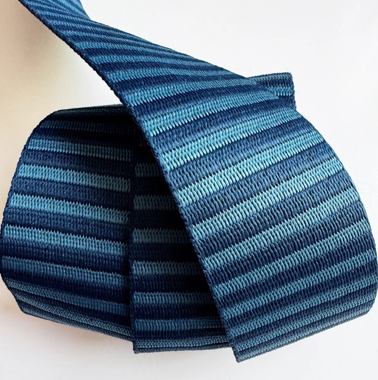 Navy Blue Jacquard Woven Webbing 2" Wide - Image 2
