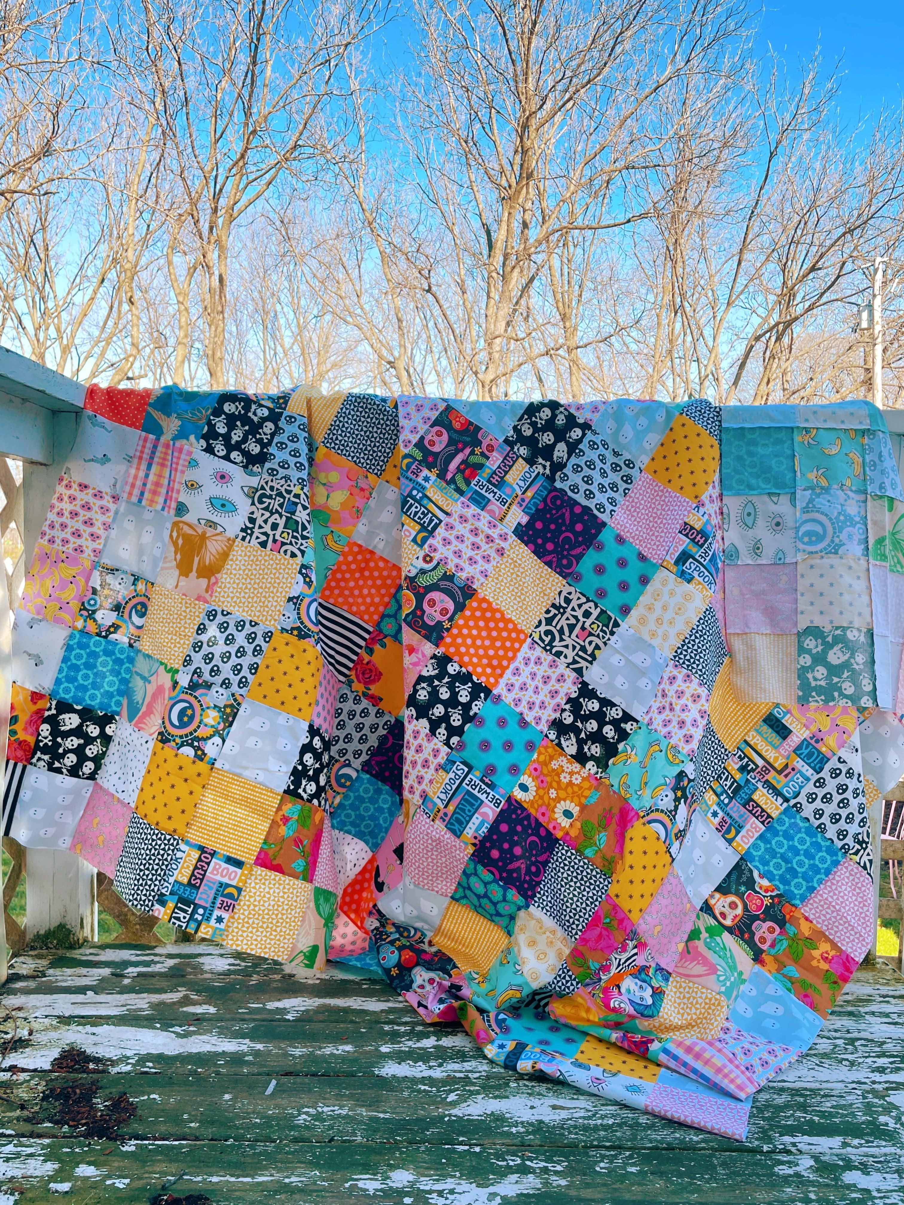 Patchwork Quilt & Pillow PDF sewing pattern - Image 3