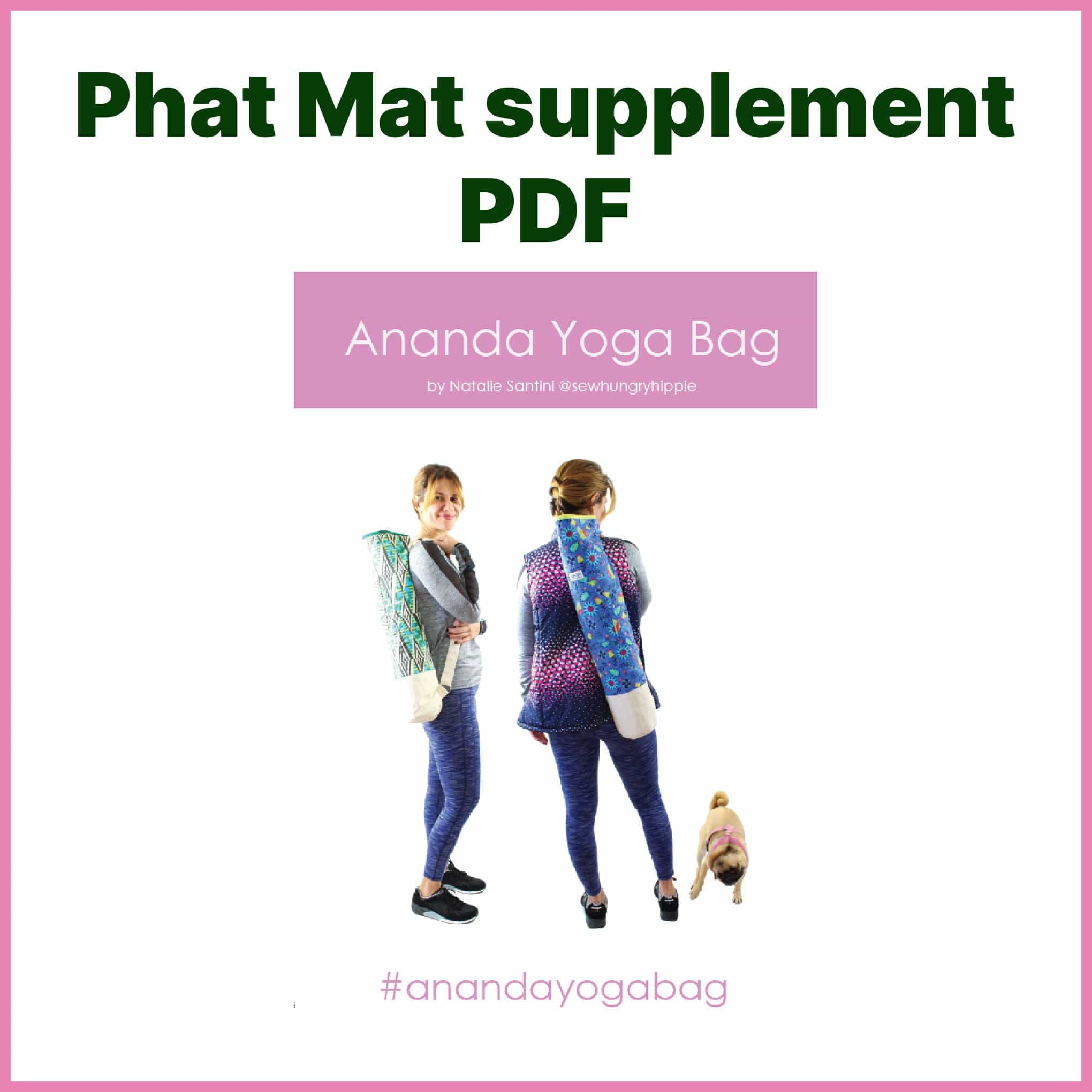 Thick Mat Ananda Yoga Mat add-on pdf sewing pattern