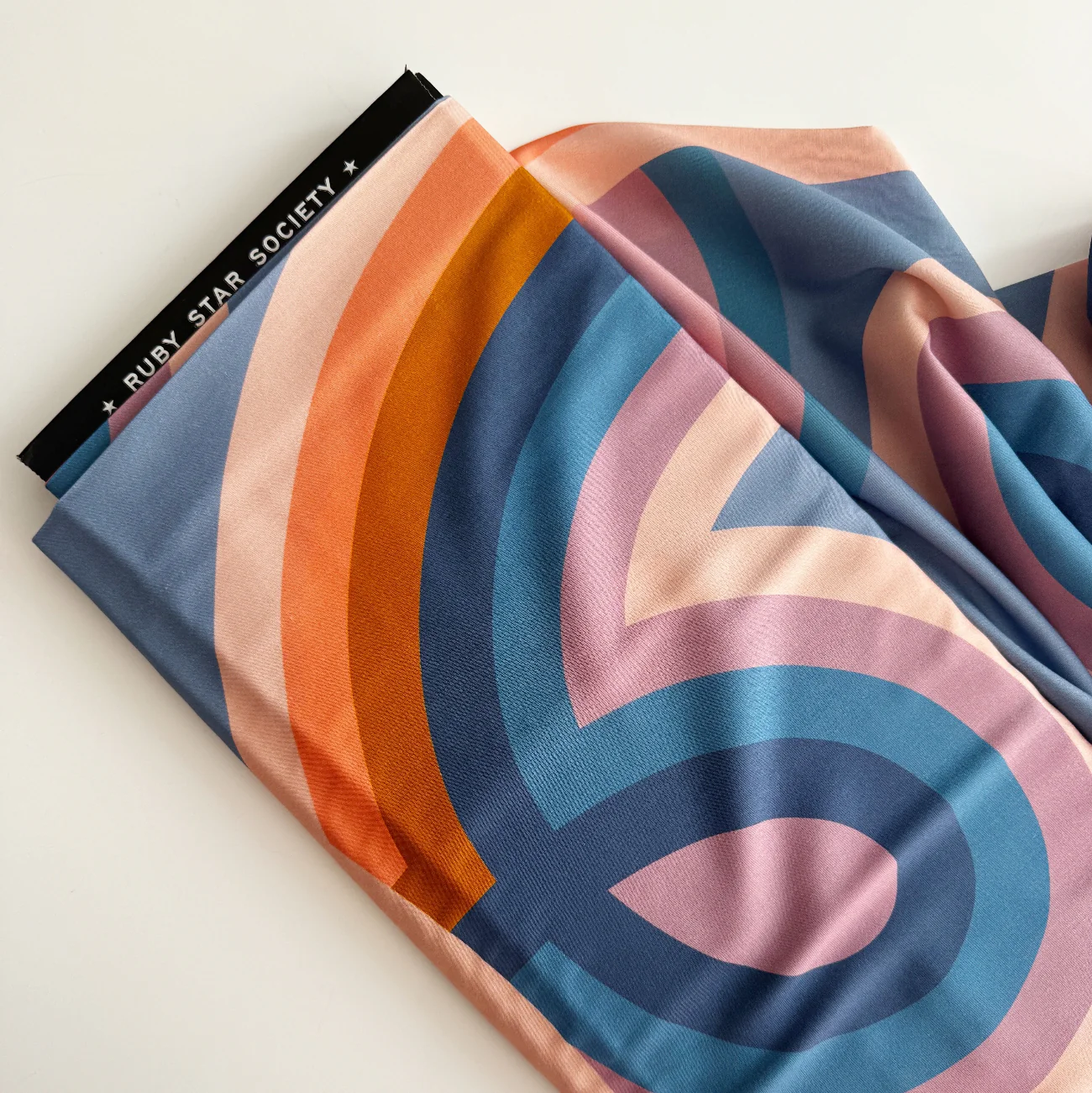 Daydream Rayon Geometric Pale Twilight - Image 2