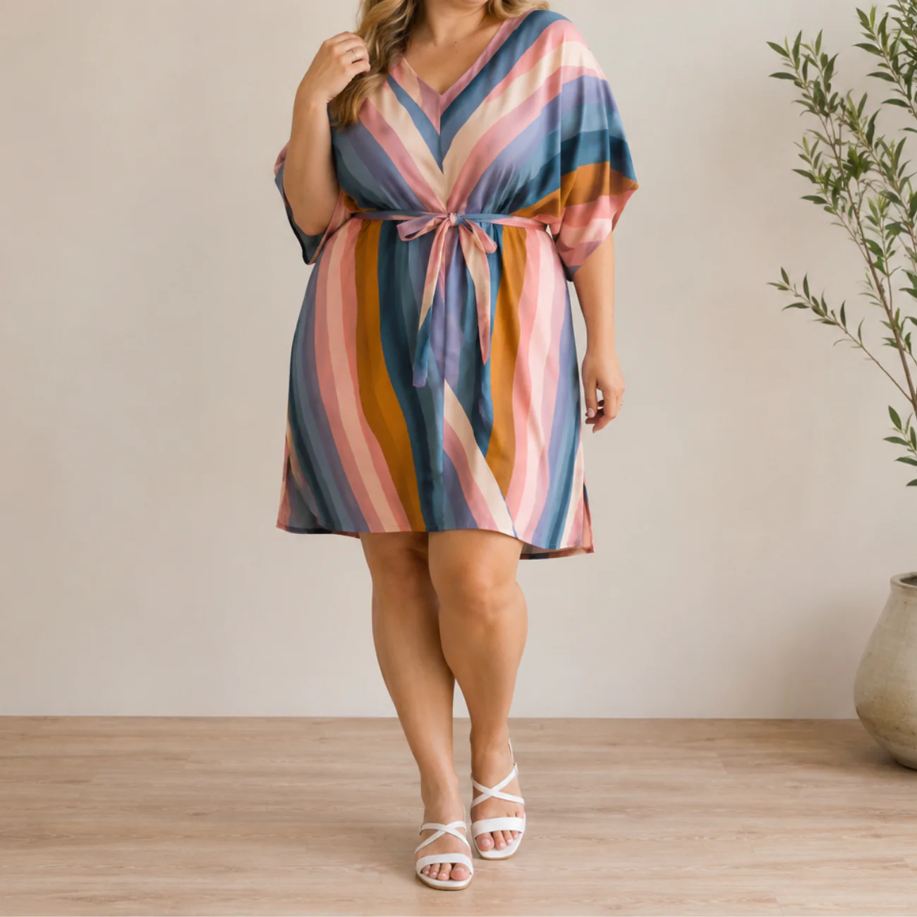 Daydream Rayon Geometric Pale Twilight - Image 5