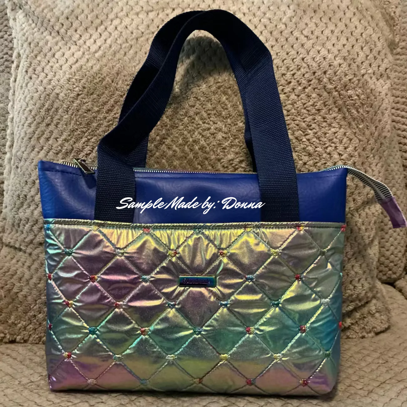 Quilted Deep Space Puffy Vinyl - Image 7