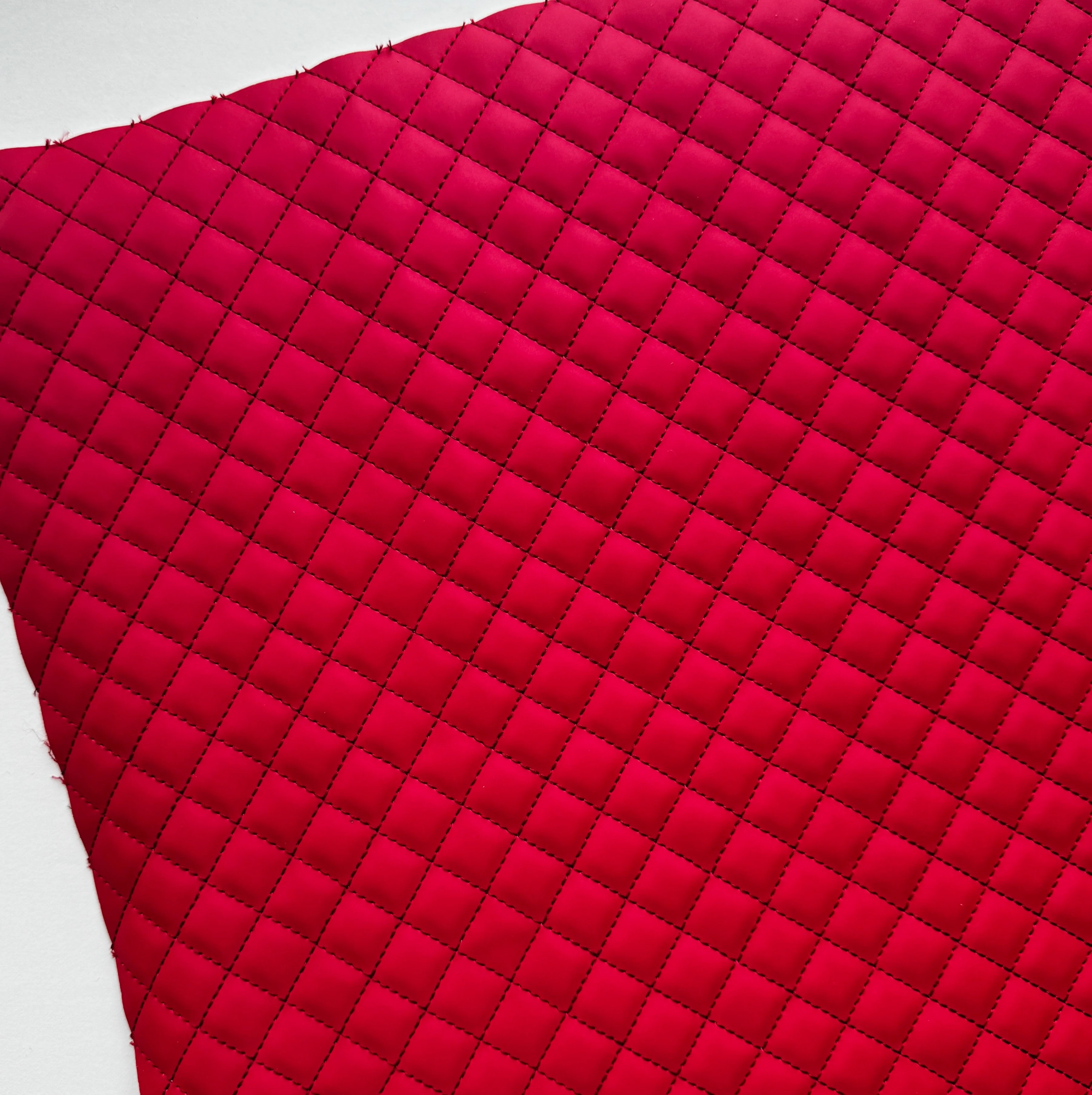 Quilted Vinyl Red - Image 3