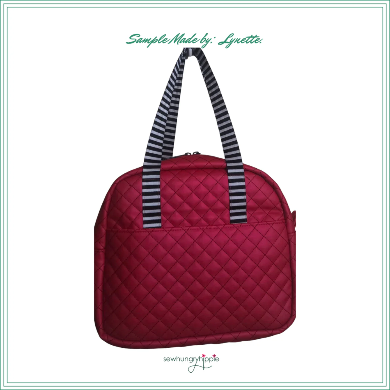Quilted Vinyl Red - Image 4