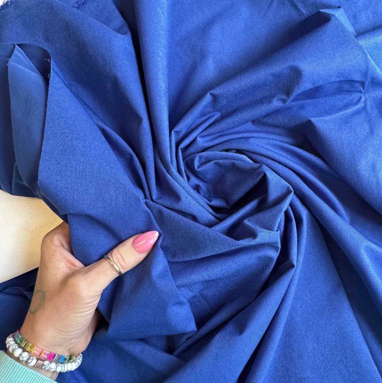 Royal Blue Nylon Bag Lining Fabric – 36" x 58"