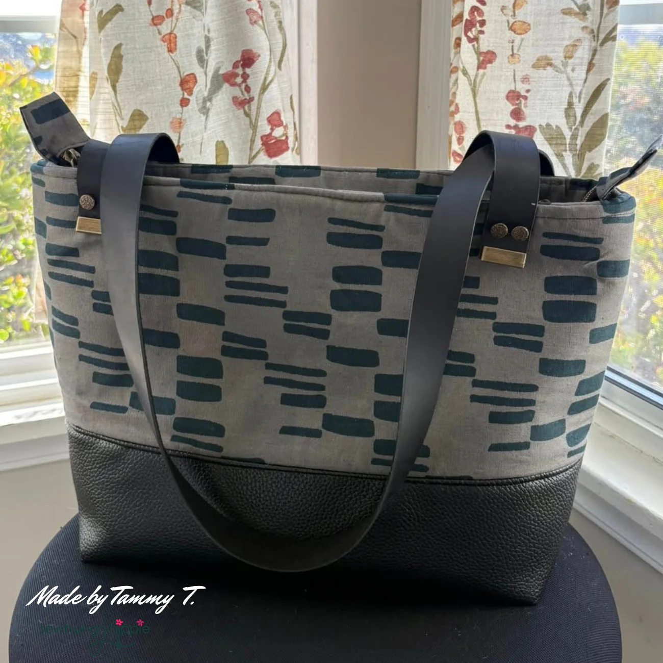 Santorini Tote recessed zipper PDF pattern add-on - Image 10