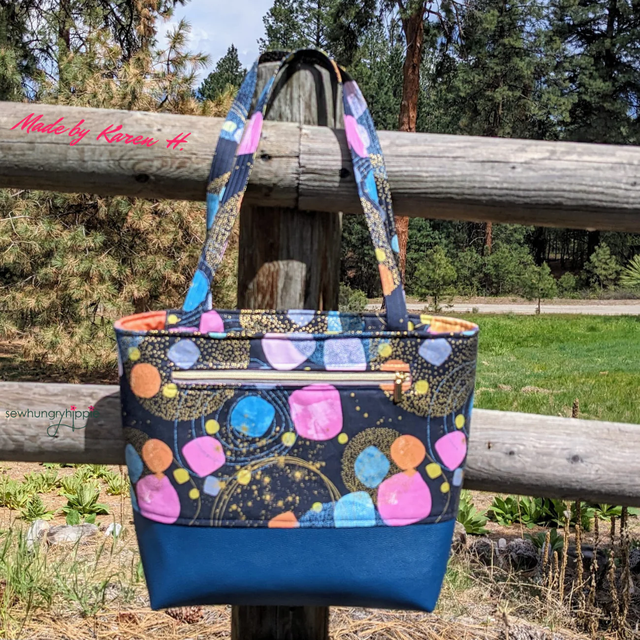 Santorini Tote recessed zipper PDF pattern add-on - Image 4