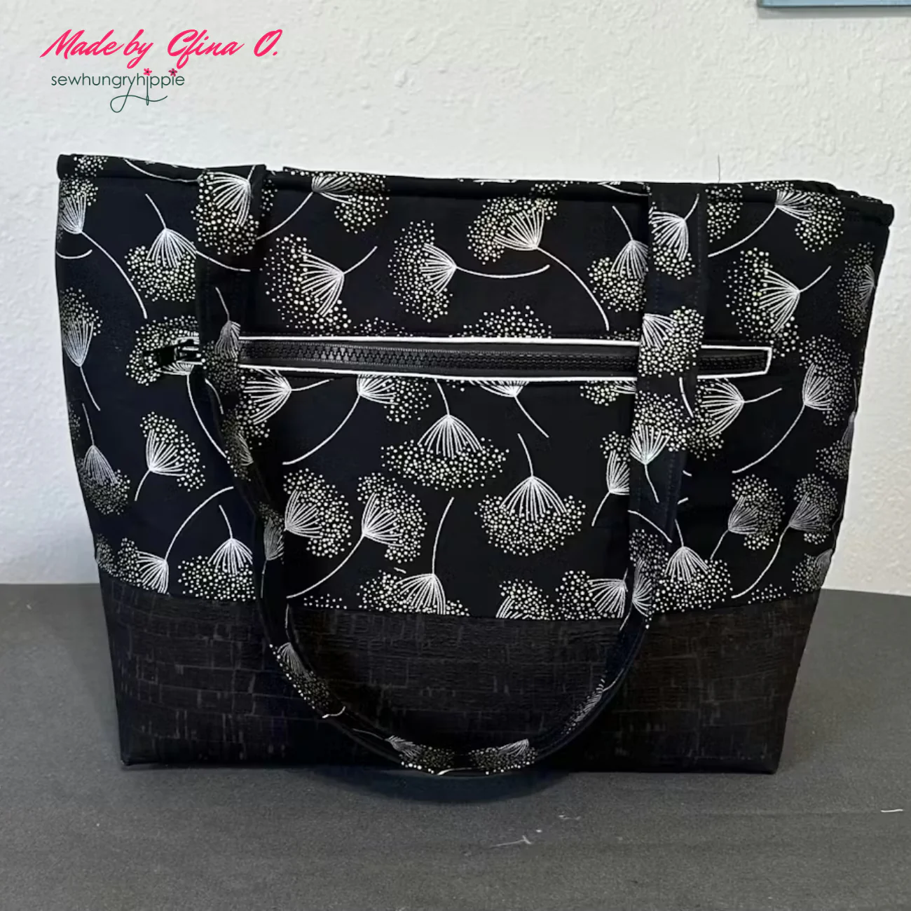 Santorini Tote recessed zipper PDF pattern add-on - Image 6