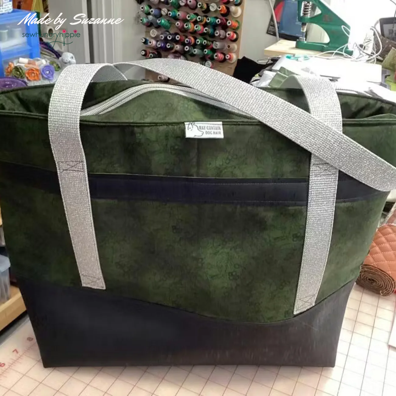 Santorini Tote recessed zipper PDF pattern add-on - Image 7