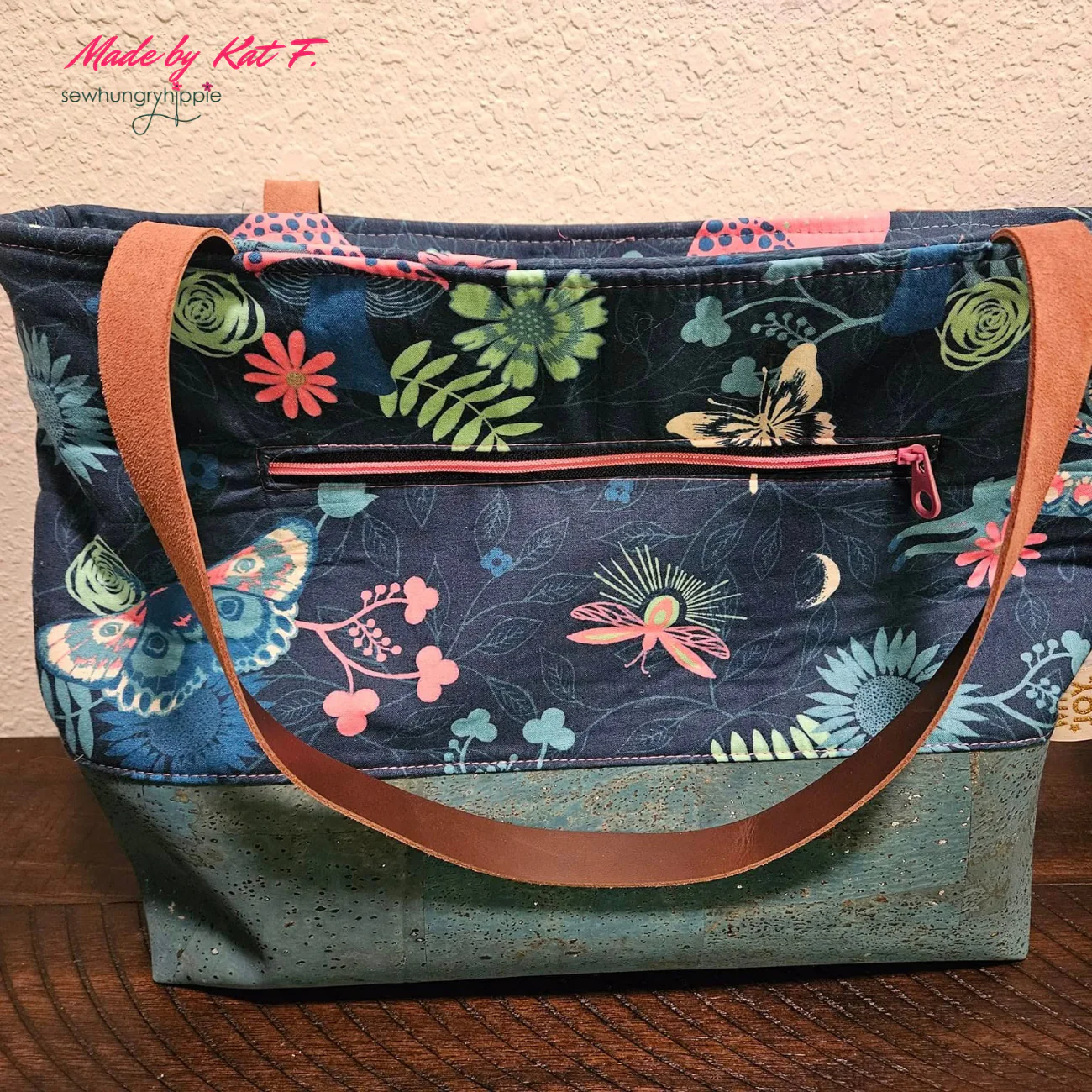 Santorini Tote recessed zipper PDF pattern add-on - Image 9