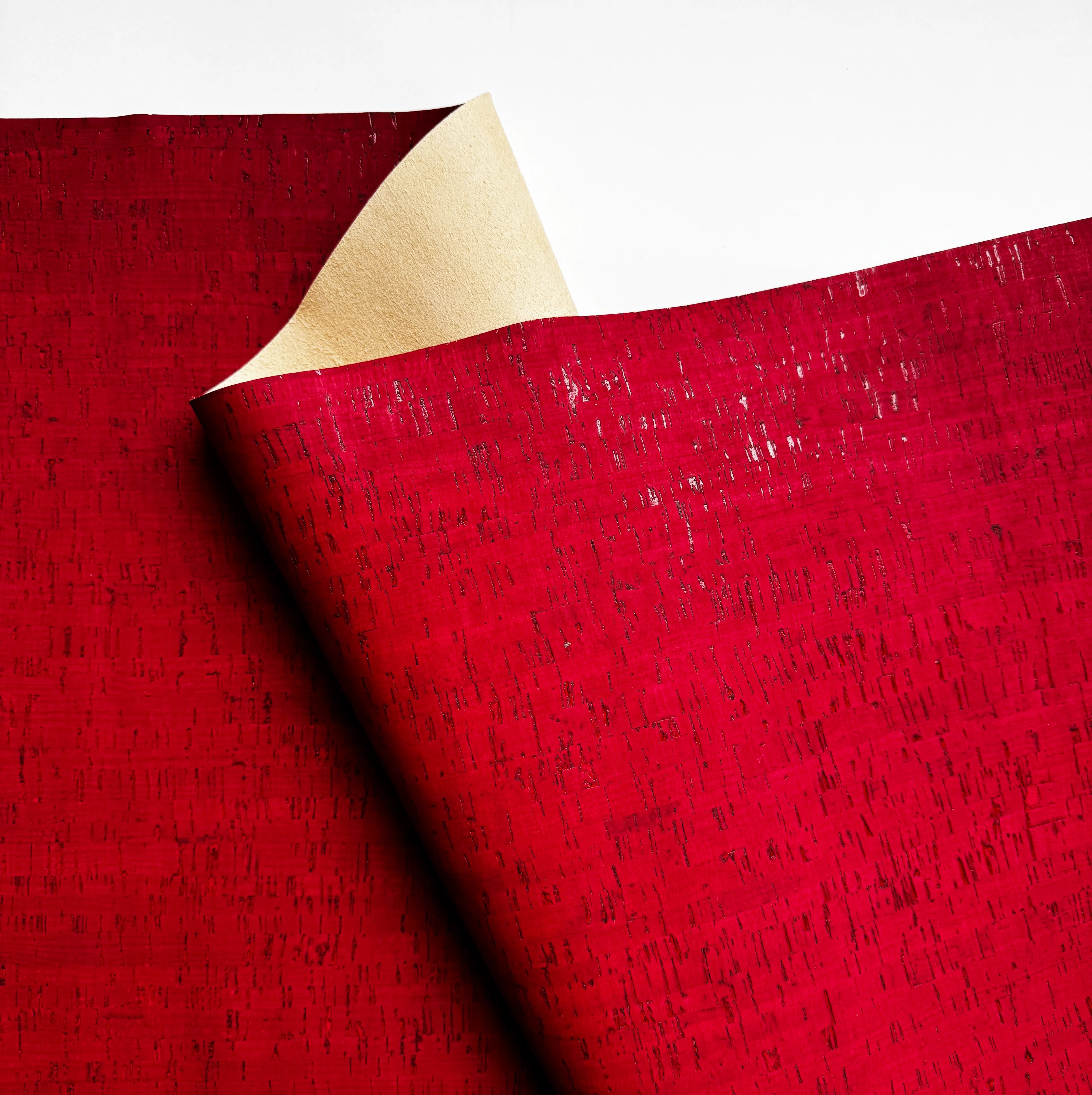 Scarlet Red Cork roll - Image 3