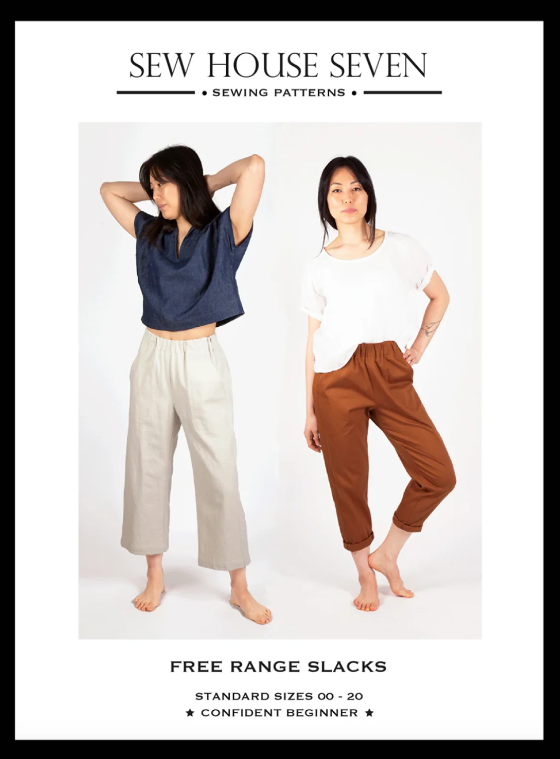 Free Range Slacks sewing pattern by Sew House Seven