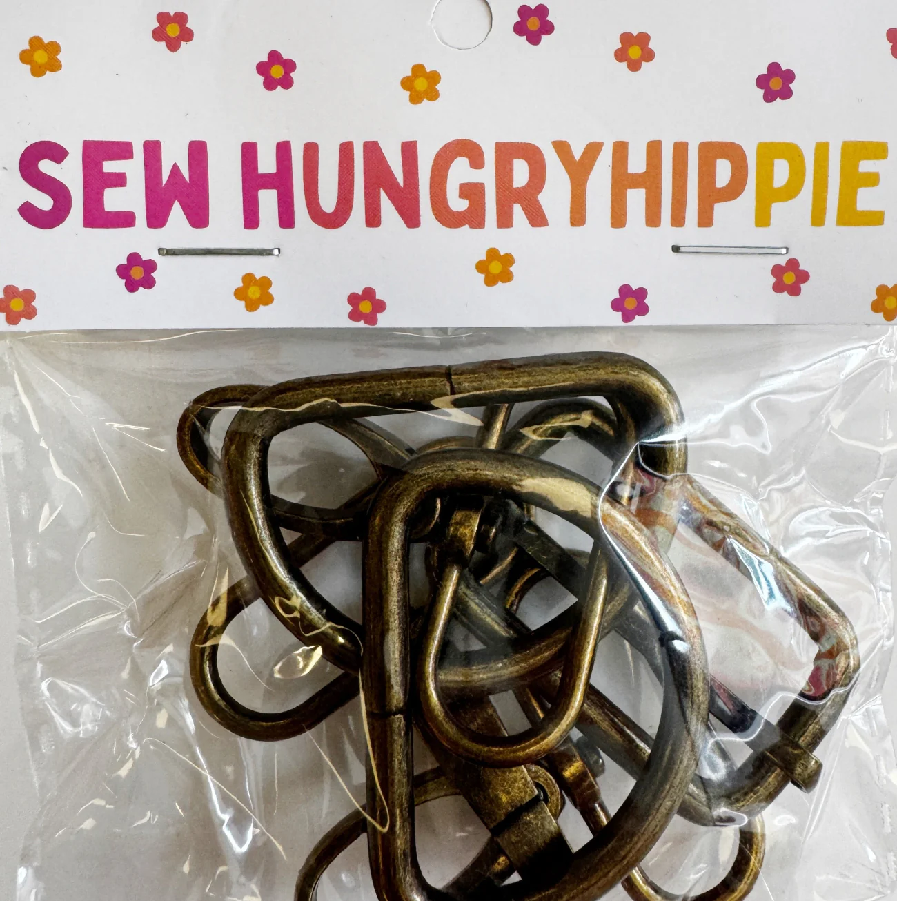 Sew Hungry Hippie 1.5" Hardware Pack – Bronze - Image 2