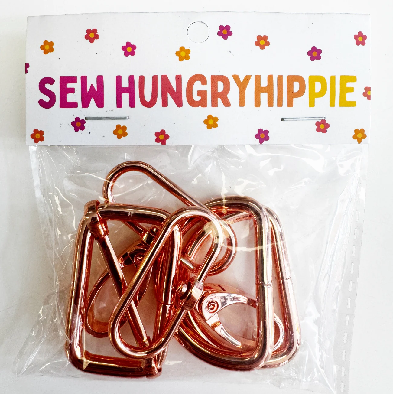 Sew Hungry Hippie 1.5" Hardware Pack – Rose Gold