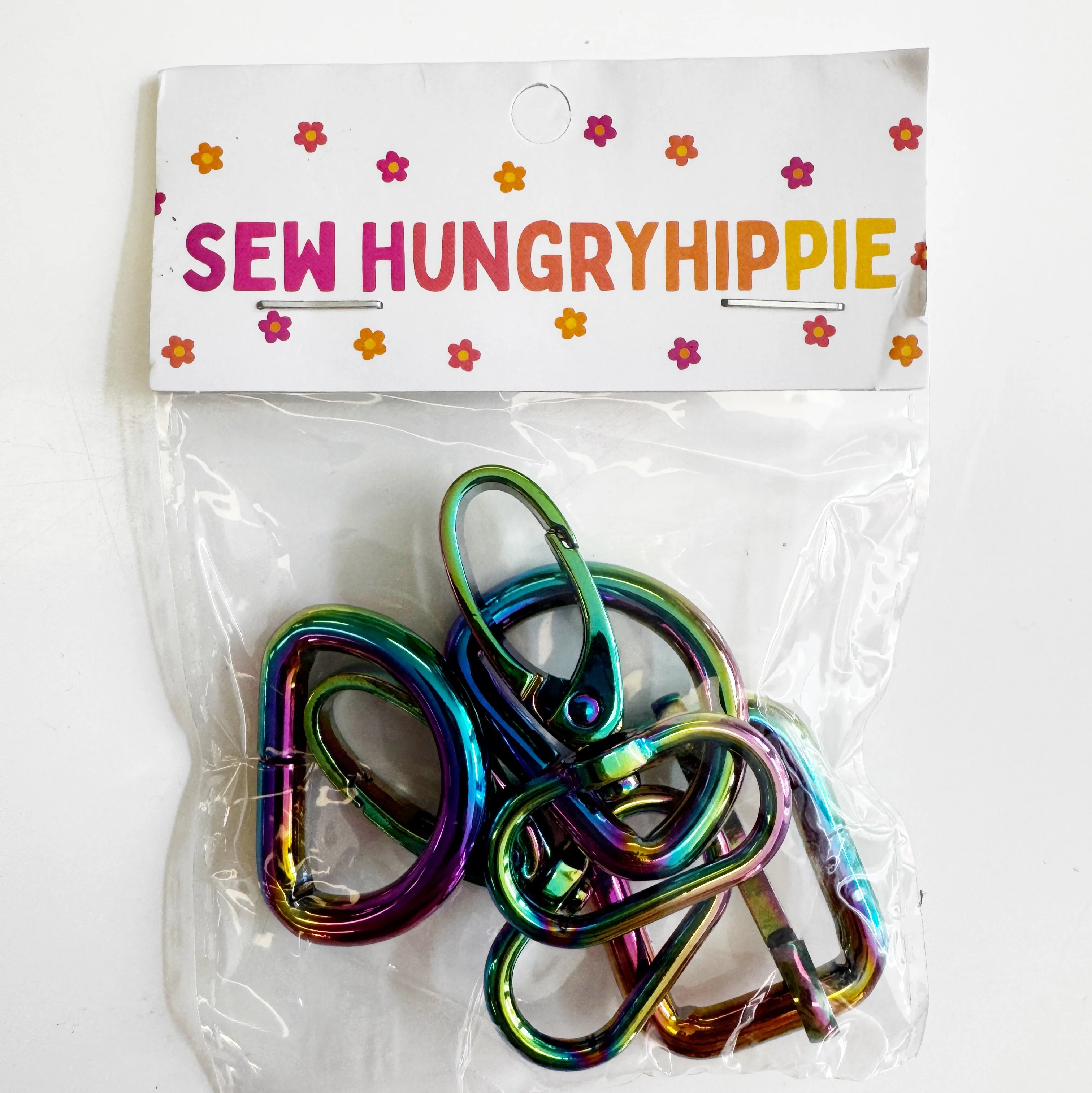 Sew Hungry Hippie 1 Inch Hardware Pack – Rainbow
