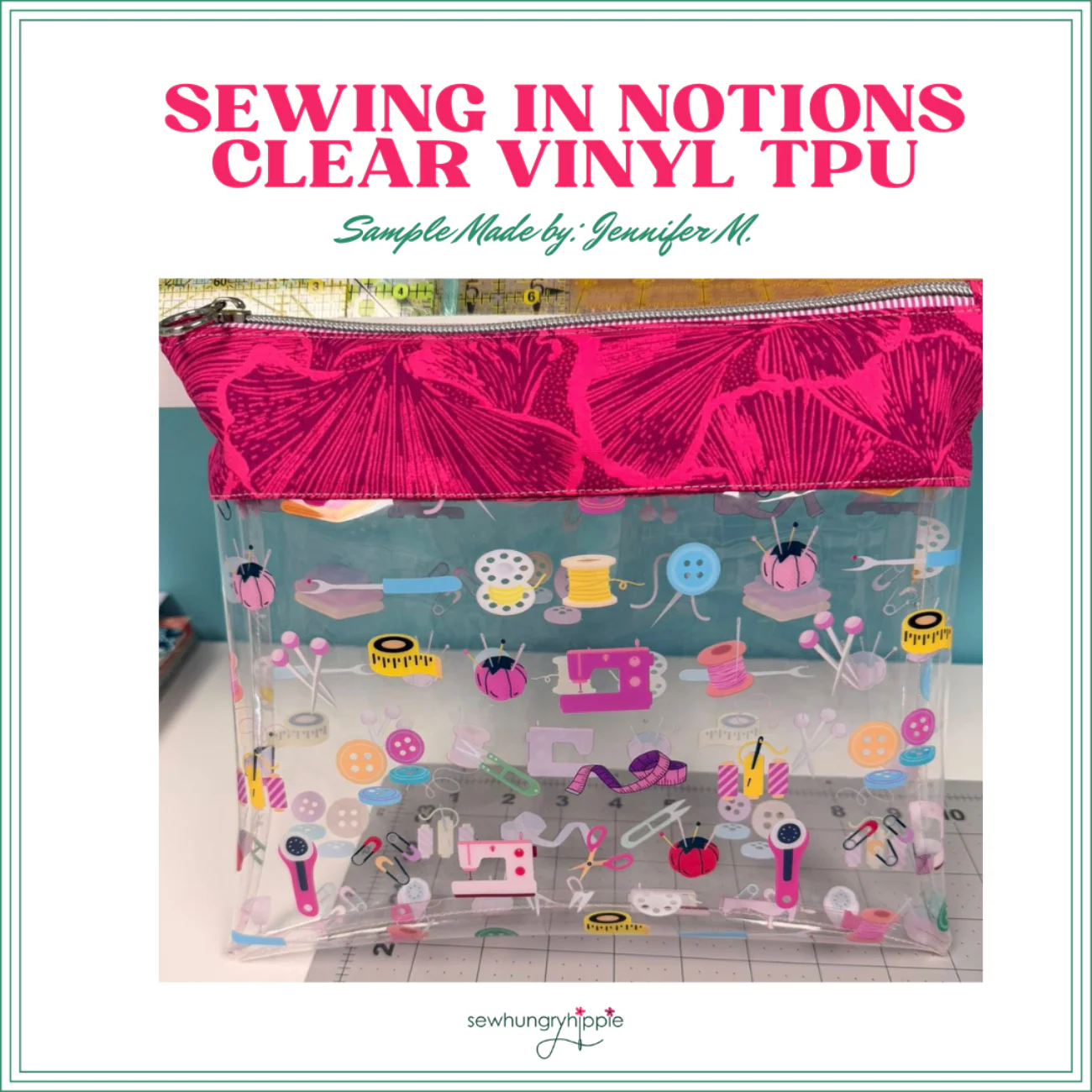 Sewing Notions Clear Vinyl TPU 12" x 50" roll - Image 11