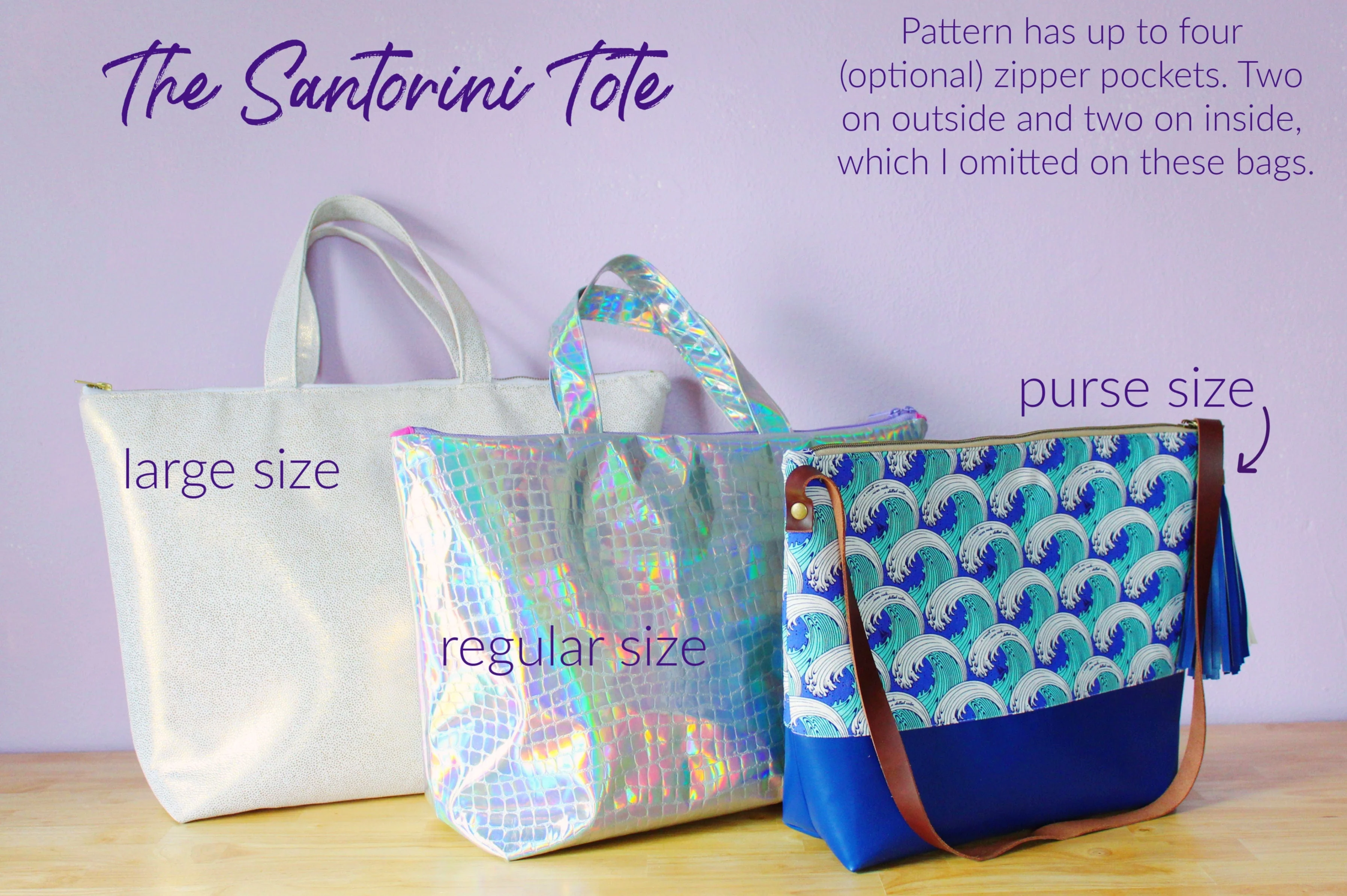 Santorini Tote printed sewing pattern - Image 8