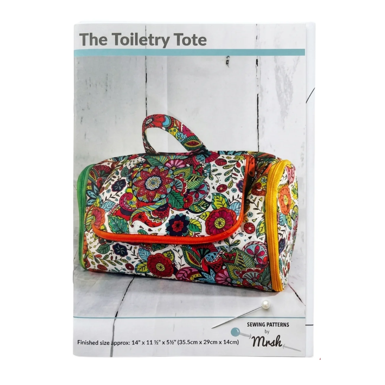 The Toiletry Tote Sewing Pattern by Mrs H - Printed Paper Pattern - Image 2