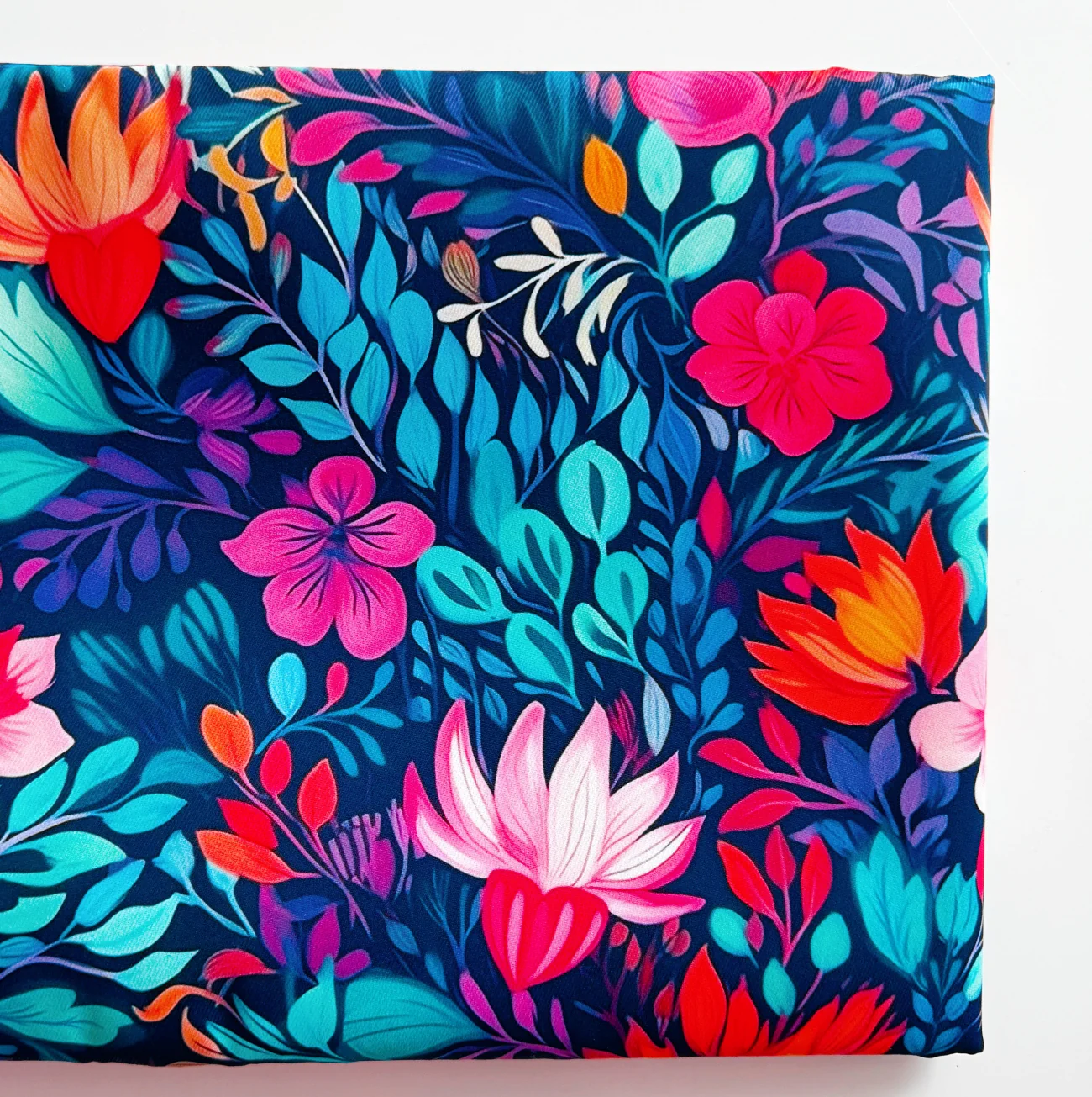 Radiant Bloom Twill Bonded Nylon Fabric 36" x 58" | Sew Hungry Hippie Exclusive - Image 2